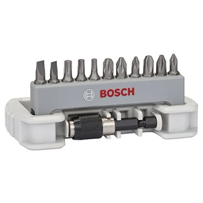 Immagine di Bosch Accessories 2608522130 Kit inserti 12 parti Taglio, Croce Phillips, Pozidriv, Esalobo Interno (TX)