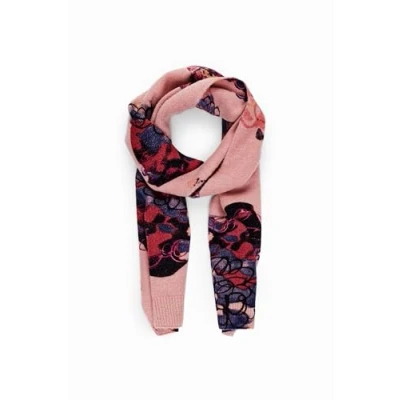 Immagine di Desigual Scribble Lacroix Sciarpa, Donna, Taglia: One Size, Pink glamor
