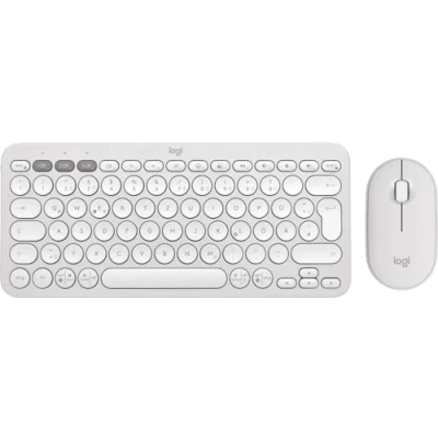 Immagine di Logitech Pebble 2 Combo Layout Tedesco QWERTZ, Bianco
