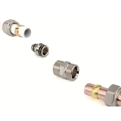 Immagine di Adattatore di Riduzione a Compressione da 15mm 16mm Sandy Beach Connettore per Sistemi radiatore portasciugamani, valvole termostatiche radiatore, raccordi tubi rame (2)