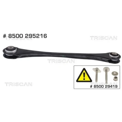 Immagine di TRISCAN 8500 295216 Braccio oscillante, Sospensione ruota con cuscinetto in gomma oscillante triangolare AUDI: Q8, A6 C8 Avant