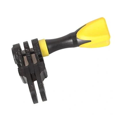 Immagine di ISHOXS ProFork Micro Xtension con 2C Mounthandle (vite a testa zigrinata) Extension per il montaggio di videocamere GoPro Action o fotocamere compatibili