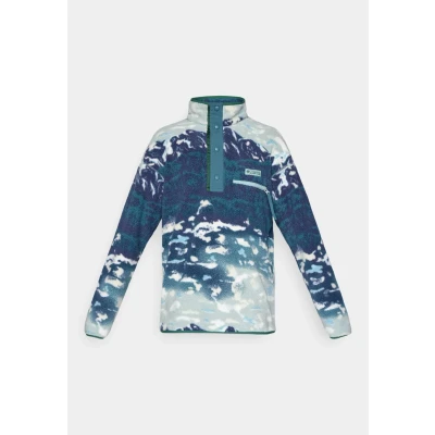 Immagine di Columbia HELVETIA Printed HALF SNAP Felpa in pile, Uomo, Taglia: Large, Crushed blue sisters