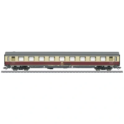 Immagine di Vagone a treno rapido H0 Purpurrot/Beige 1a classe di DB Märklin 43852 Avmz 111