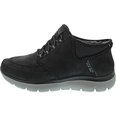 Immagine di Skechers Vertici Slip in a Mani libere, Scarpe da Ginnastica Uomo, Finitura camoscio Nero Antracite, 42.5 EU