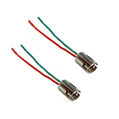 Immagine di ShuoHui 2 x attacco B15 B15D / BA15D a 1 filo per lampadine, 12 V, 24 V