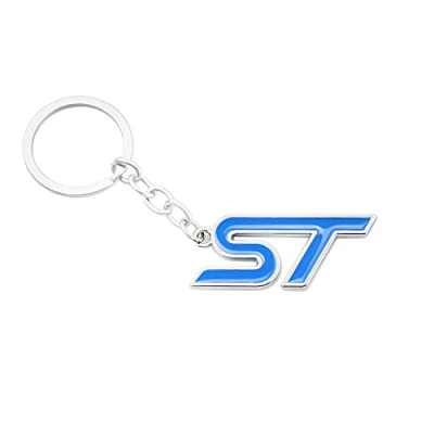 Immagine di 1 ST emblema portachiavi applicabile a tutte le porte del veicolo bagagli e altri oggetti (blu argento)
