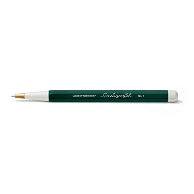 Immagine di LEUCHTTURM1917 367276 Drehgriffel Nr. 1, Forest Green Penna a sfera mit blauer Mine