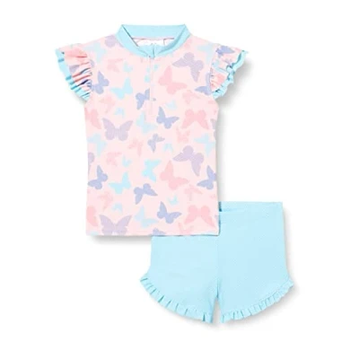 Immagine di Playshoes Set da bagno con protezione UV Unisex Bambini e ragazzi, Farfalle, 86 92