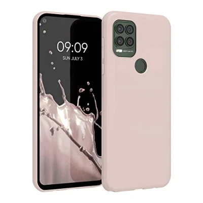Immagine di kwmobile Custodia Compatibile con Motorola Moto G Stylus 5G Cover Back Case per Smartphone in Silicone TPU Protezione Gommata coconut swirl