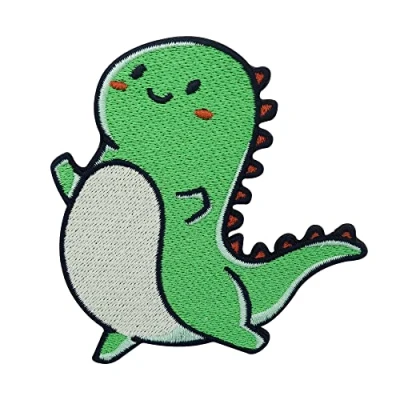 Immagine di Finally Home Toppa termoadesiva per bambini T Rex Dino Toppe di dinosauro ragazzi termoadesive da cucire
