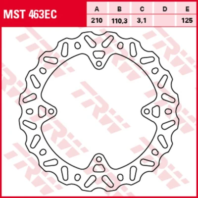 Immagine di TRW MST463EC Disco freno 210 3,1