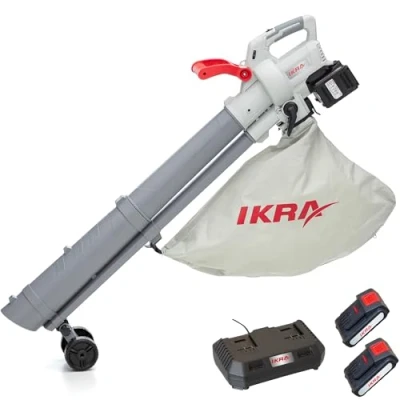 Immagine di IKRA 3in1 aspiratore soffiatore a batteria IALS 2 20 con batterie ricaricabili e doppio caricabatterie rapido