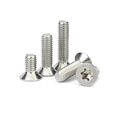 Immagine di BOZONLI Viti a Macchina Torx bulloni testa piatta Inox, svasata M4x6mm,50 pcs