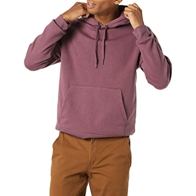 Immagine di Amazon Essentials Felpa con Cappuccio in Pile (Disponibile nelle Taglie Big &amp; Tall) Uomo, Vinaccia, M