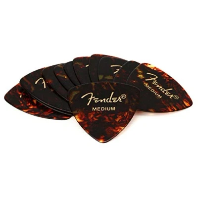 Immagine di Fender 198 0346 800 346 Scelta di forme classiche Tartaruga Medio Confezione da 12 unità