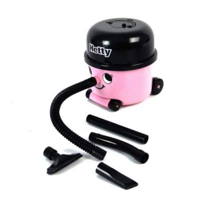 Immagine di Paladone Mini Aspirapolvere Hetty Hoover da Scrivania Rosa Ufficiale Henry Hoover, Pulizia Portatile per Tastiera &amp; Computer