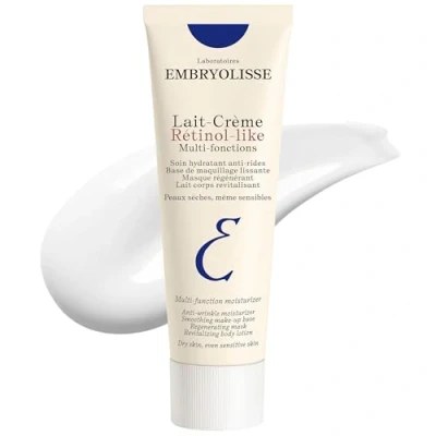 Immagine di Embryolisse Latte Cream Retinol Alternative Idratante Viso E Base Trucco per Pelle Da Normale A Sensibile, Riduce Righe, Rughe Tasche, 75 ml
