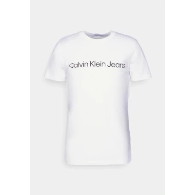 Immagine di Calvin Klein Jeans CORE Institutional LOGO SLIM TEE Tshirt con stampa, Uomo, Taglia: XS, Bright white
