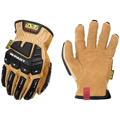 Immagine di Mechanix Wear Guanti DuraHide M Pact Driver F9 360 (M, pelle DuraHide), marrone/nero