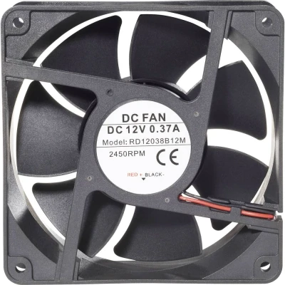 Immagine di TRU Components RD12038B12L Ventola assiale 12 V/DC 142 m3/h (lunghezza x larghezza altezza) 120 38 mm