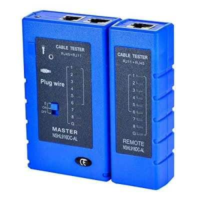 Immagine di LEAGY Strumento per testare i cavi di rete RJ45 RJ11 RJ12 CAT5 CAT6, UTP USB LAN Wire Ethernet