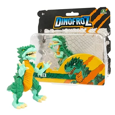 Immagine di Giochi Preziosi, Dinofroz T Rex 12 cm e articolato, un personaggio della serie Dino&amp; Draghi, Per Bambini A Partire Dai 3 Anni