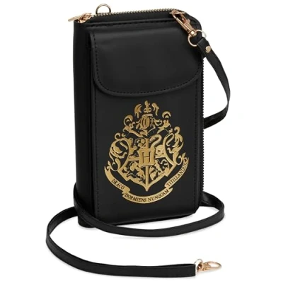 Immagine di Harry Potter Borsa Tracolla Bambina Regolabile Borsetta Chiusura Zip