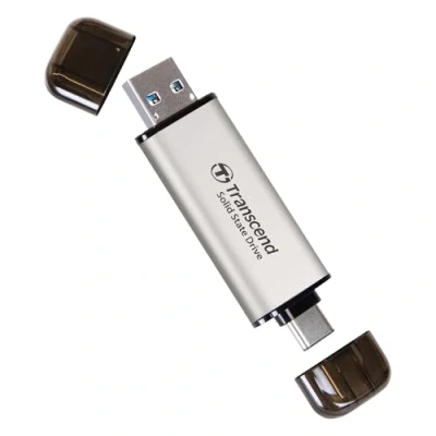 Immagine di TRANSCEND 1TB EXTSSD USB10GBPS TYPEC/A SILVER