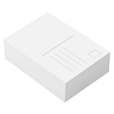 Immagine di Bczhieulw 80 DIY cartoline vuote, A6 (148 mm x 105 mm), 350 g/m², bianche da personalizzare, adatte per spedizione o collezione