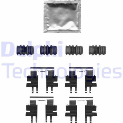 Immagine di DELPHI LX0695 Kit accessori, Pastiglia freno MAZDA: CX 5 I, II