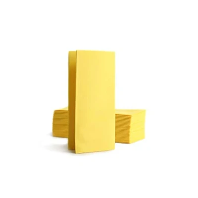 Immagine di Alvotex CHIC Airlaid 50 Tovaglioli usa e getta, piegati 1/8, 39 x 40 cm, colore: Giallo