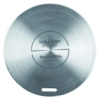 Immagine di Tescoma 420945 Presto Adattatore per Piano Cottura a Induzione, Argento, 17 cm, 1 Pezzo