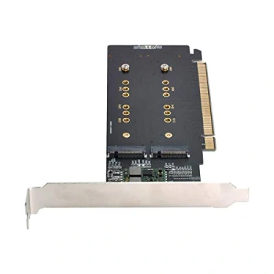 Immagine di Cablecc 4 schede RAID NVME M.2 AHCI a PCIE Express 3.0 Gen3 X16 VROC Raid0 Hyper Adapter