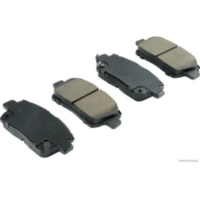 Immagine di HERTH+BUSS JAKOPARTS J3602088 Kit pastiglie freno con segnalatore acustico usura lamierino anticigolío TOYOTA: Yaris I Hatchback