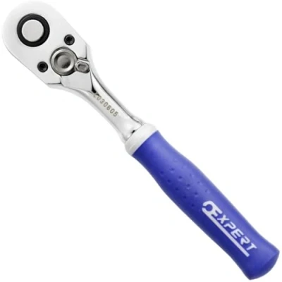 Immagine di Expert E030605 Cricchetto a testa di pera da 1/4&quot;, con attacco quadrato, multi