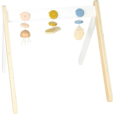 Immagine di small foot Arco da Gioco per Neonati Seaside in Legno, Giocattolo Bebè occupare e rafforzare la motricità, Multicolore, Large, 12334
