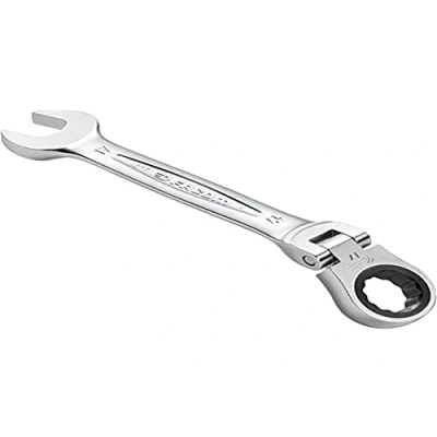 Immagine di Facom 467bf.15 Chiave Combinata articolate a cricchetto metrico, Argento, 15 mm