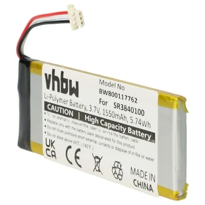 Immagine di vhbw batteria compatibile con Becker BE B40, B50, professional.6 LMU navigatore GPS (1550mAh, 3,7V, Li Poly)