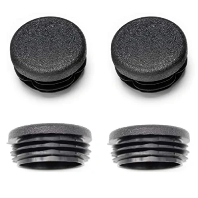 Immagine di Enkotrade 4 tappi lamellari rotondi diametro 19 mm, per tubi, coperture tubi in polietilene di alta qualità, feltrini
