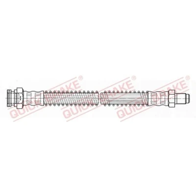 Immagine di QUICK BRAKE 32.508 Tubi Freno 150mm M10x1 con filettatura interna, esterna
