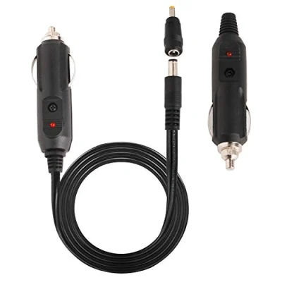 Immagine di GTIWUNG 12/24V 10FT/3m Cavo di Prolunga per Presa Accendisigari, Auto da Maschio a Maschio, Adattatore con Indicatore LED, Fusibile