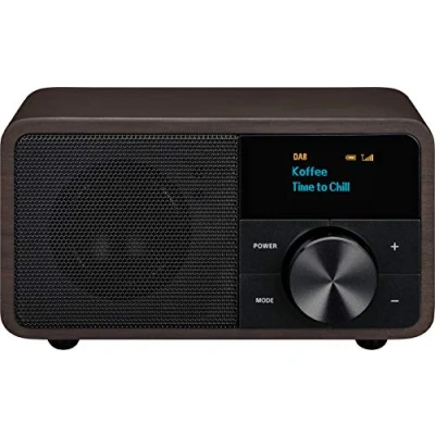 Immagine di Sangean Genuine Mini DDR 7 Radio da tavolo DAB+, FM AUX, Bluetooth Marrone scuro