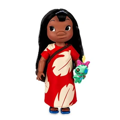 Immagine di Disney Store Collezione Ufficiale Animator Bambola Lilo, Lilo e Stitch, 39 cm, Figura Giocattolo isolana in Abito Classico, principesca da Collezione, per Bimbi dai 3 Anni su