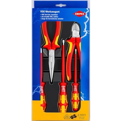 Immagine di Knipex 00 20 13 Kit utensili VDE 5 parti