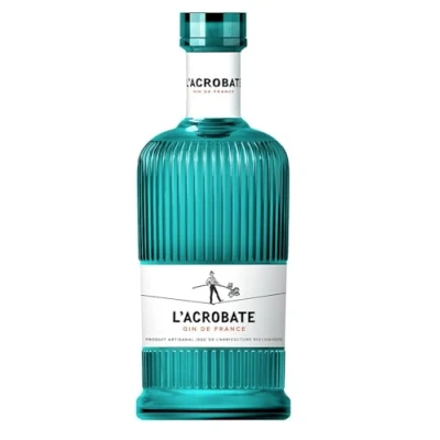 Immagine di L&#039;ACROBATE Gin bio francese artigianale Medaglia d&#039;Oro 2021 Concours Mondial de Bruxelles 44% di alcol Origine: Francia Bottiglia da 70 cl