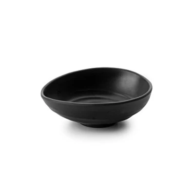 Immagine di Lacor Piatto ovale in melamina 17 x 13 5 cm nero