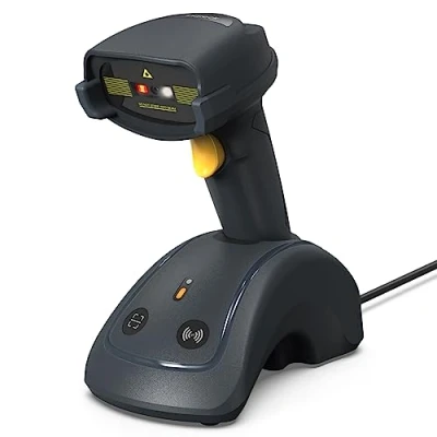 Immagine di scanner di codici a barre Inateck, lettore 2D Bluetooth con base ricarica BCST 91