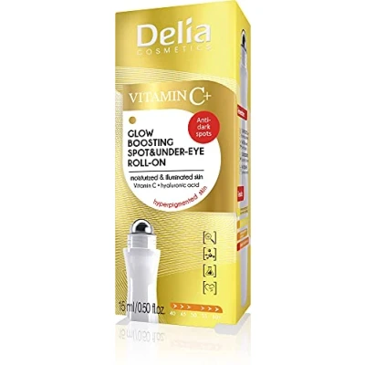 Immagine di Delia Cosmetics Roll On Eye con vitamina C Un aspetto radioso, idratato, giovane tutti i tipi di pelle Acido ialuronico e Anti invecchiamento 15 ml