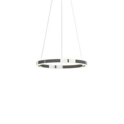 Immagine di Lampada a sospensione &#039;Lyani&#039; dimmerabile (Moderno) colore Argento, in Metallo ad es. Soggiorno &amp; Sala da pranzo (1 luce, lampadina inclusa) di Lucande sospensione, lampada, lampadine per